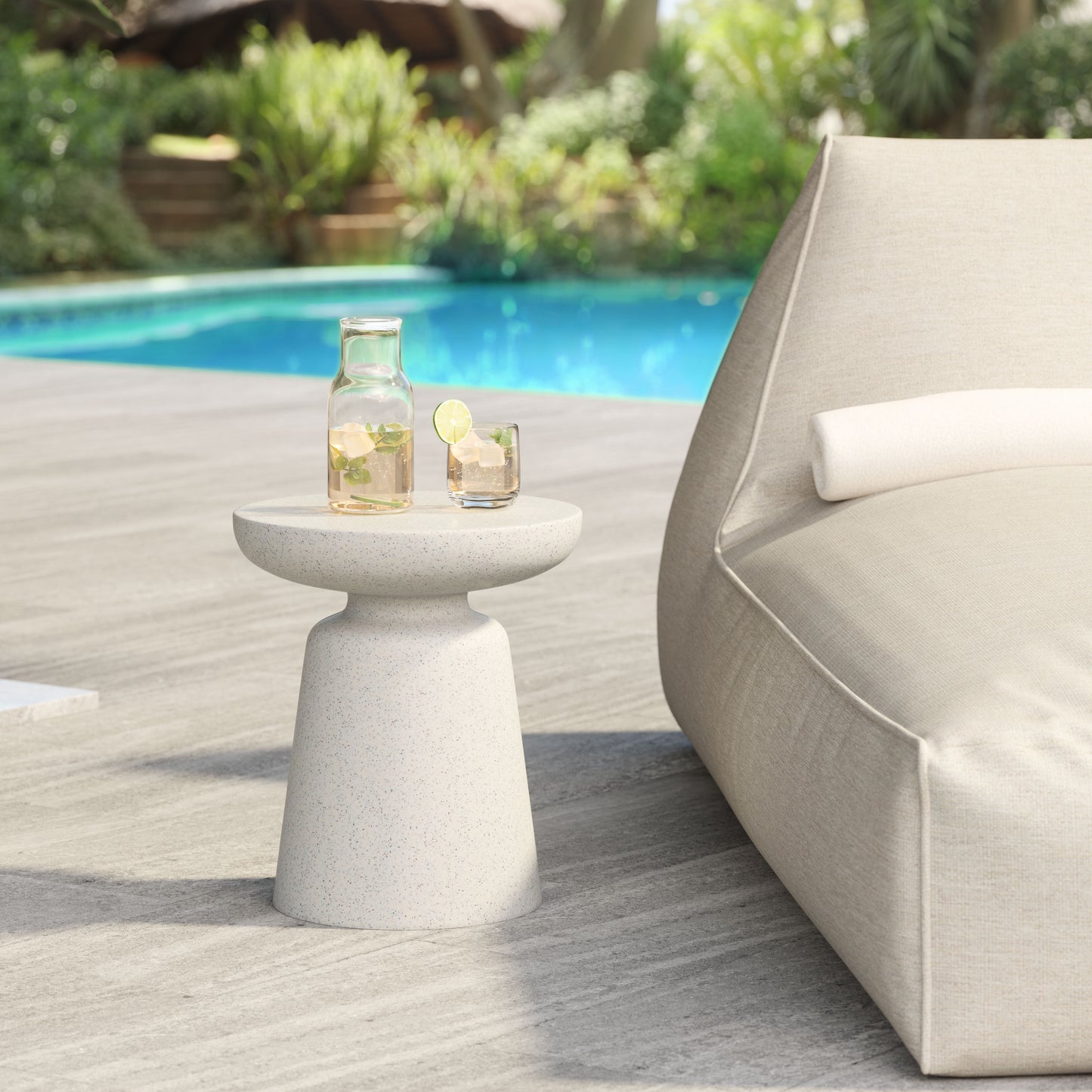 Tensen End Table Multicolor