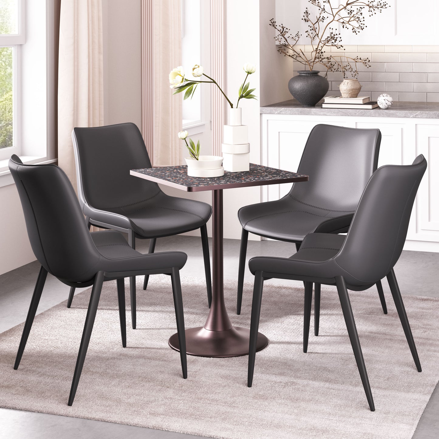 Spot Bistro Table Black & Bronze