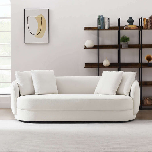 Dylan Modern French Beige Boucle Sofa