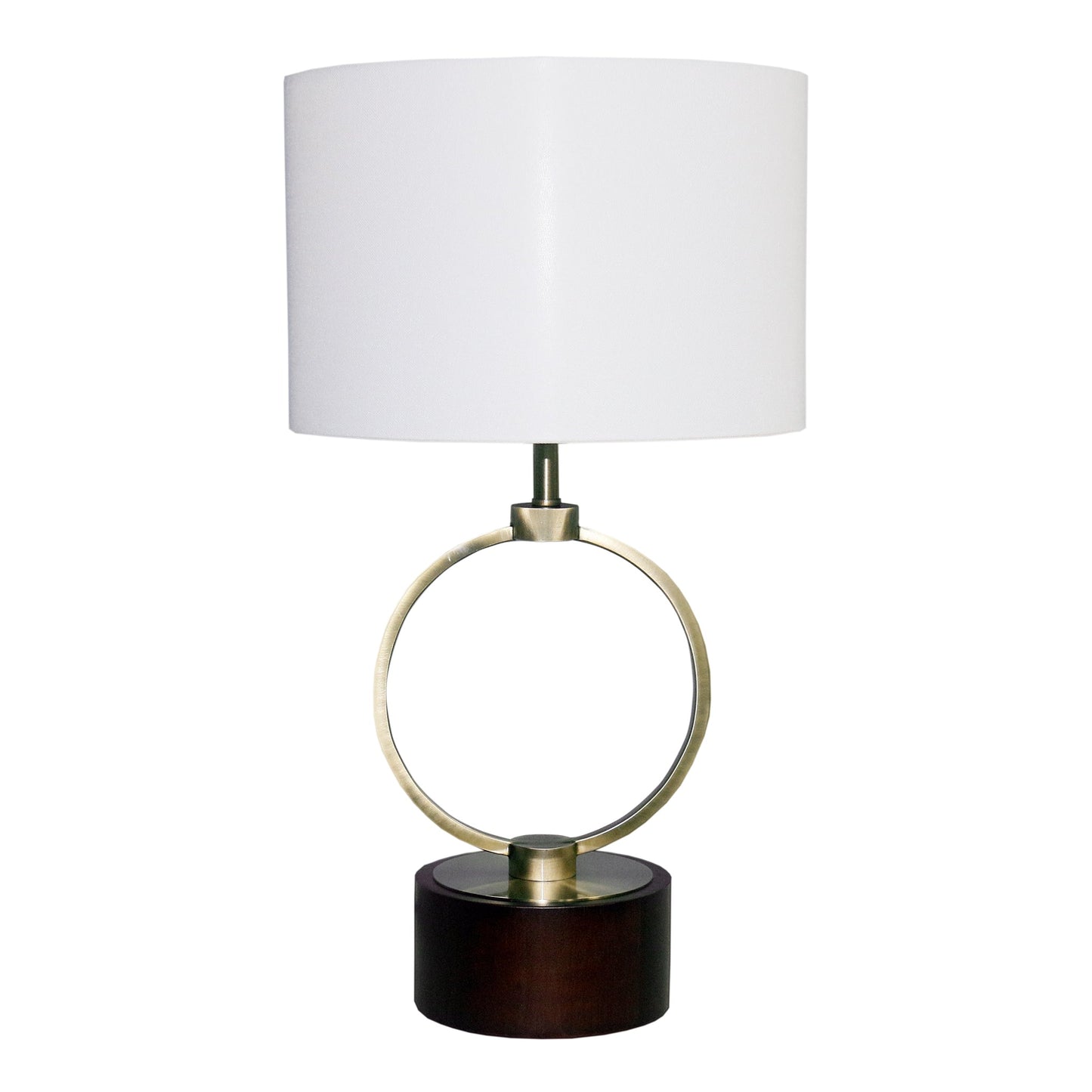 Grid Metal Circular Table Lamp